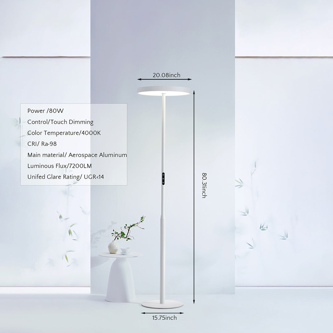 PalFish EnsoGlow Pure Light Floor Lamp