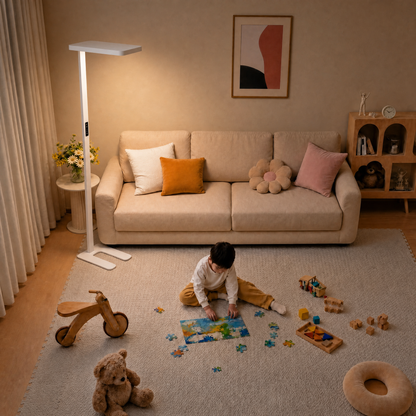 Smart Motion Sensor Pure Light Floor Lamp