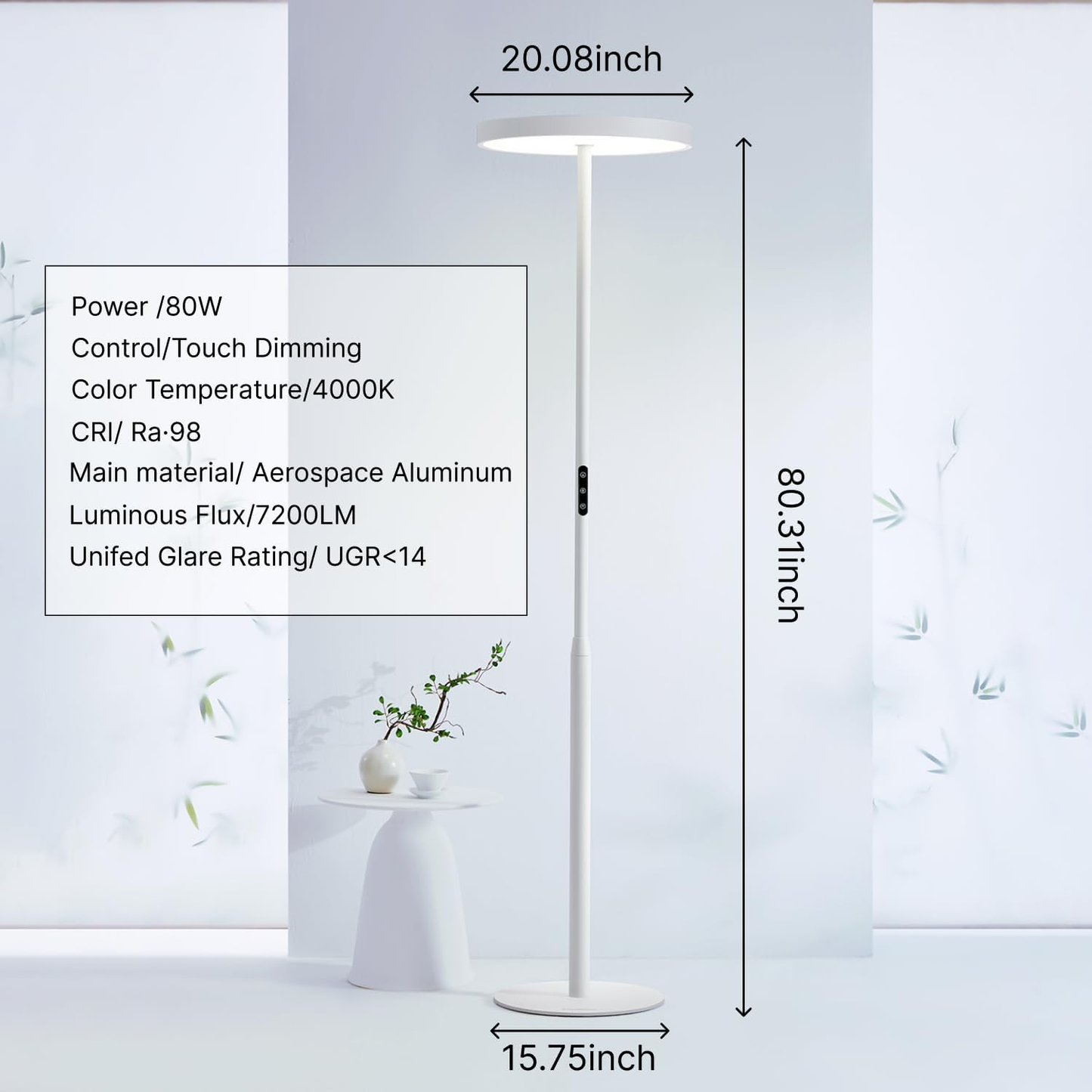EnsoGlow Natural 10AM Daylight Floor Lamp - PalFish