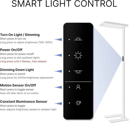 Smart Motion Sensor Pure Light Floor Lamp - PalFish